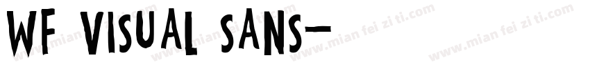 WF Visual Sans字体转换